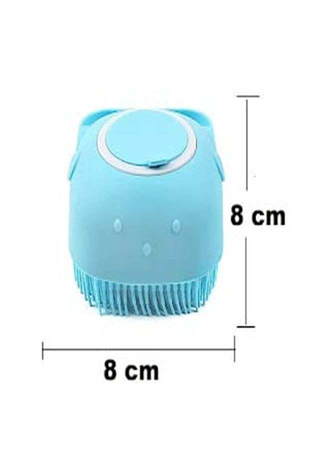 HOMETIC Silicone Soft Bath Body Brush with Shampoo Dispenser Scrubber-use in Shower Deep Cleaning Gentle Scrub Massage for Children, Men Women (Multicolor) - Image 5