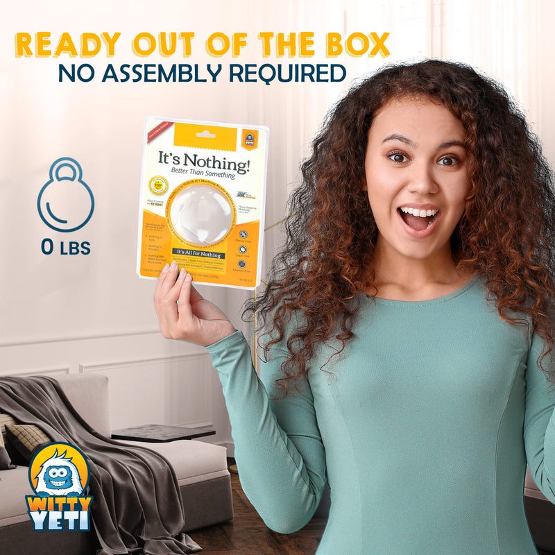Witty Yeti Super Funny, The Gift of Nothing Gag Gift. Hilarious Practical Joke for The Person Who Has Everything Fun Xmas Prank for Friends. Great Family Friendly Christmas Stocking Stuffer - Image 3