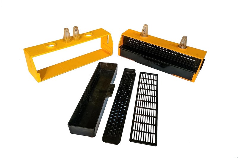 ANP BEE TM طقم مصيدة حبوب اللقاح من ANP BEE لتربية النحل | جامع حبوب اللقاح سهل التجميع لنحل العسل Apis Cerana Indica | بلاستيك آمن للطعام | أداة أساسية لمربي النحل (1) - Image 3