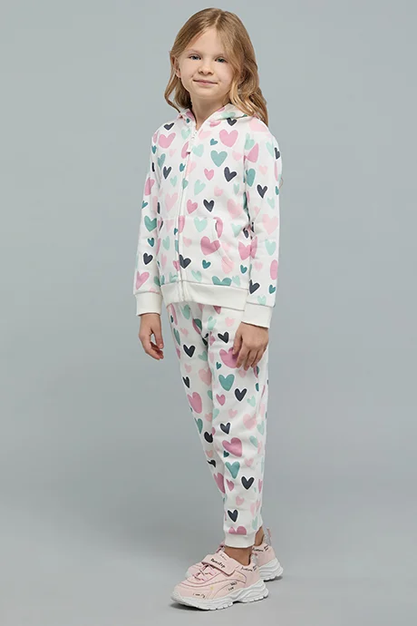 أر أند بي Printed Hooded Sweatsuit Set