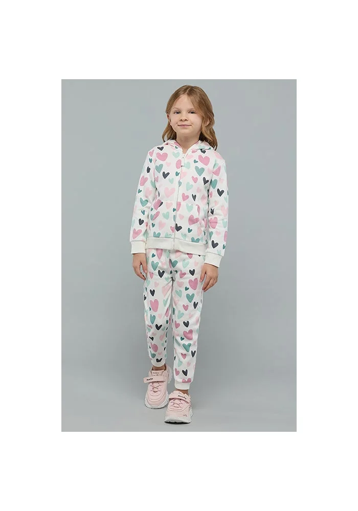 أر أند بي Printed Hooded Sweatsuit Set