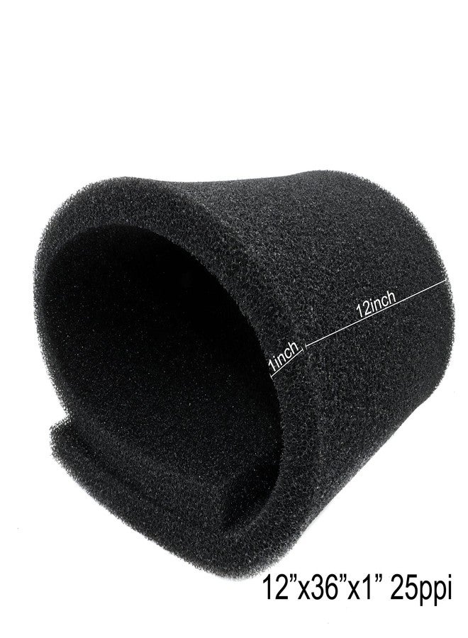 افا وسادة إسفنجية لمرشح حوض السمك من AFA، مادة إسفنجية لمرشح مسبق من الفوم الخشن ذي الخلايا المفتوحة لحوض السمك (12 بوصة × 36 بوصة × 1 بوصة 25 نقطة في البوصة) - Image 4