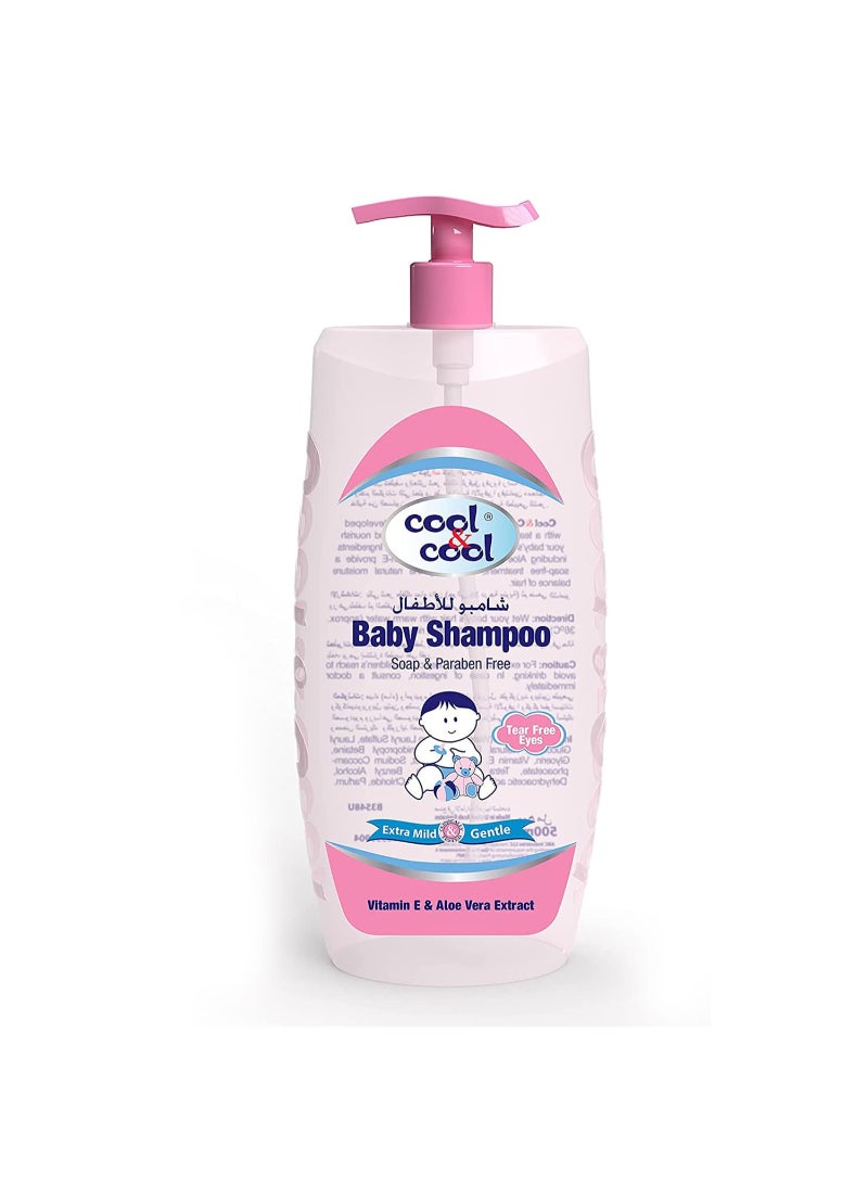 Cool & Cool Extra Mild Baby Shampoo 500 ml - Image 1