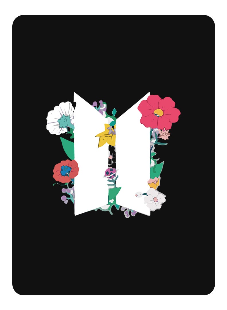 Theodor Protective Flip Case For Apple iPad Mini 1/2/3 With Trifold Stand Auto Wake Sleep Shockproof Cover floral white - Image 1