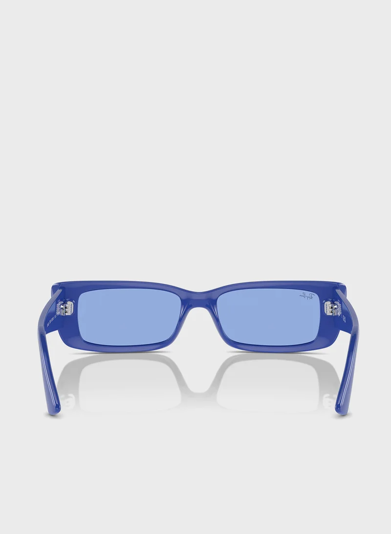 راي بان 0Rb4425 Rectangle Sunglasses
