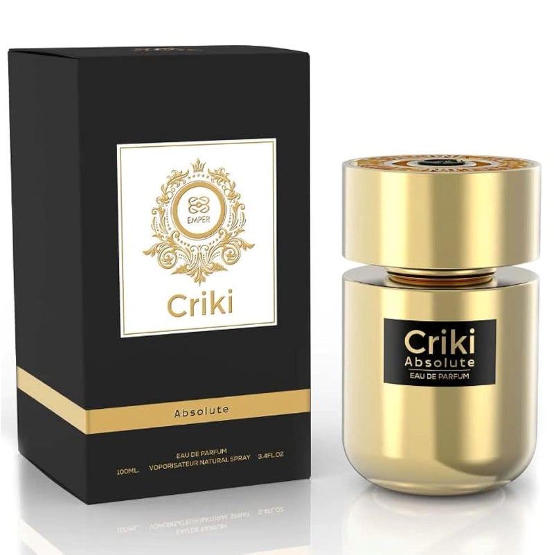 Emper Criki Absolute Unisex men and women Eau de parfum Vaporisateur natural spray 100 ml 34 Fl Oz