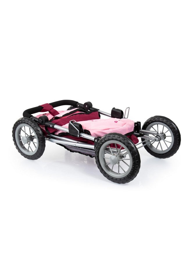 باير ديزاين عربة أطفال عصرية من باير ديزاين - بوردو، أحمر، ووردي - Image 5