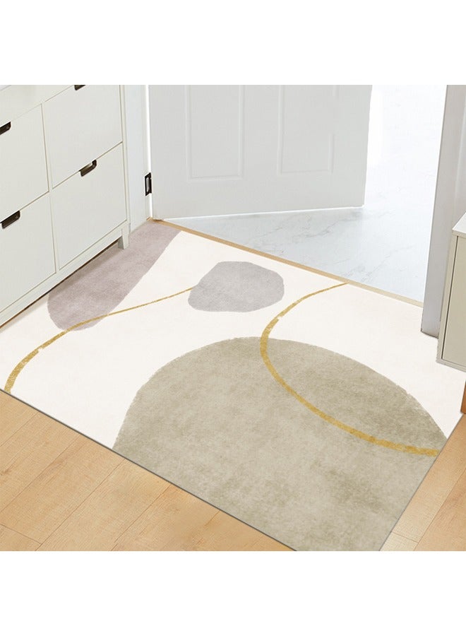 NKX Modern Minimalism Area Rug Non-Slip Soft Decorative Carpet 100X140CM (Horizontal)  - Image 1
