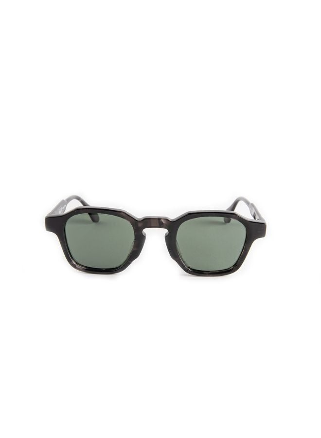 MOOD Mood Downtown UV Protection Sunglasses, Unisex Sunglasses with Shiny Dark Demi Black Frame and Grey Lens Color (MOOD96153SC2)  - Image 1