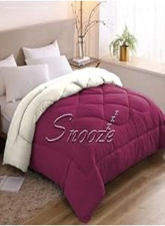 Generic Double face quilt, Mixcican pink & off-white, 220 * 235 cm 