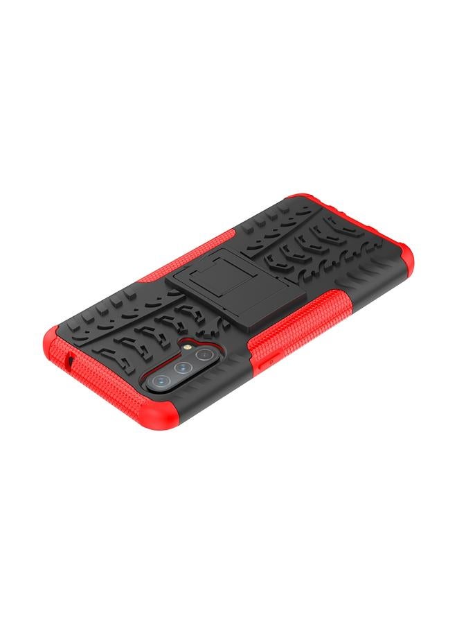 S-TOP Case For OnePlus Nord CE 5G Tire Texture Shockproof TPU+PC Protective Case with Holder - Image 5