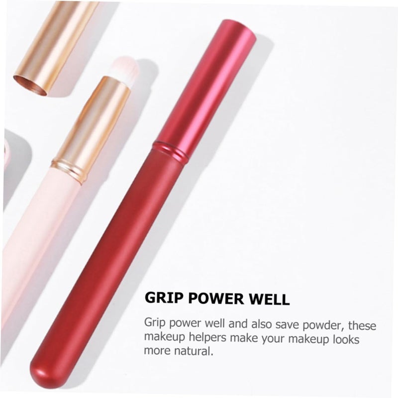 Healeved Lipstick Brush Applicator with Cap Portable Round Head Lip Brush for Women’S Lip Makeup Concealer Tool - Image 3