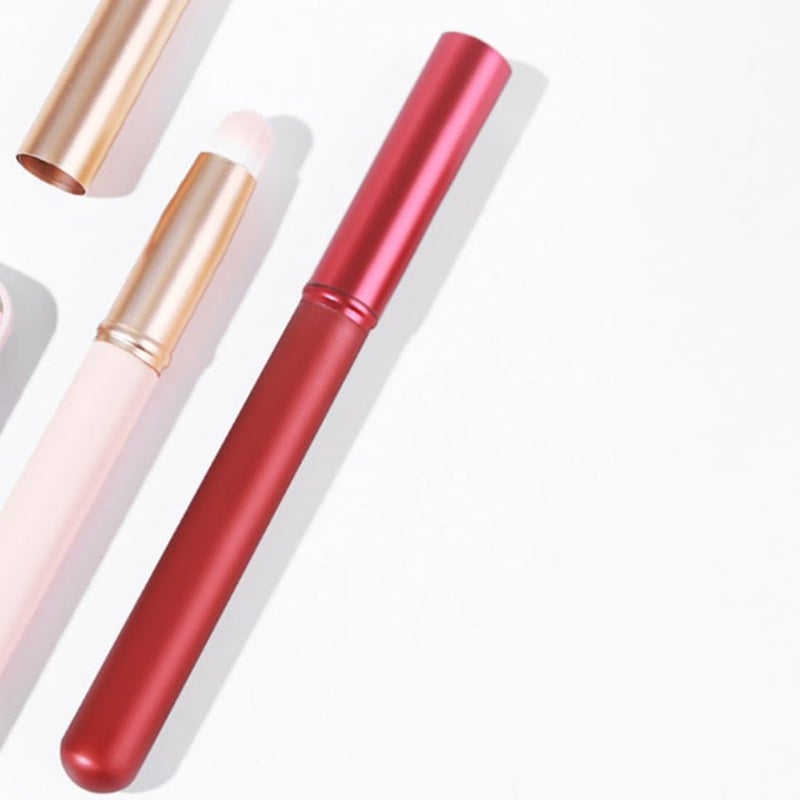 Healeved Lipstick Brush Applicator with Cap Portable Round Head Lip Brush for Women’S Lip Makeup Concealer Tool - Image 5