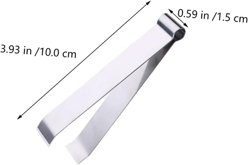 Outanaya 4pcs Stainless Steel Hair Clip Ingrown Hair Tweezers Remover Threading Tool Tweezers Manual Removal Tool Food - Image 2