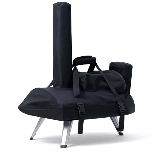 NOELIFE Waterproof Cover for Ooni Fyra 12 Pizza Oven, Accessories for Ooni 12, Pizza Maker Carry Cover, 2 Ways to Store Chimneys, with Straps in the Bottom for Fixation (Oven Not Included) - Image 1