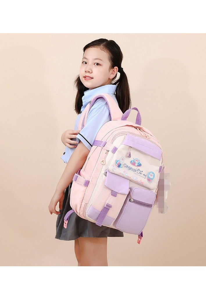 Cute Personalized Lightweight Kids Backpack for Elementary Girls - Image 2