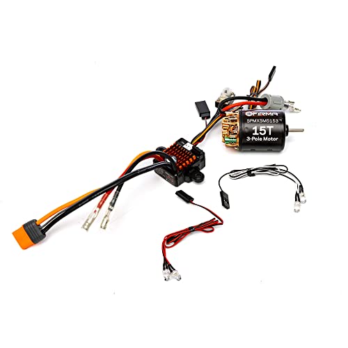 Spektrum Firma 70A Brushed Smart ESC, 2S-3S: IC3 / 15T Brushed Motor Combo, SPMXSEMC10 - Image 4
