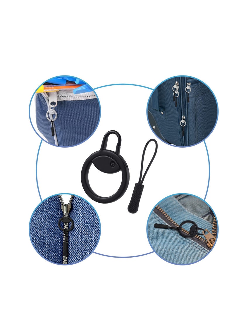 Excefore Ring Zipper Pull Replacement, Zipper Pulls Extensions, Luggage Zipper Tab Replacement, 16 Pcs Detachable Zipper Pulls Repair Kit Zipper Tab Tags Cord Extension Fixer for Jackets Backpack  - Image 5