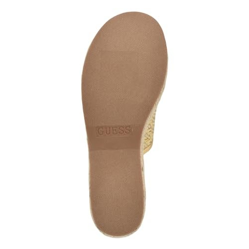 Guess Women's Zakki Wedge Sandal, Gold, 710, 7.5 - Image 4