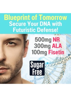 SHIZAM 1500mg NAD+ Sugar Free Gummies | NAD + Plus NR TMG ALA Trans-Resveratrol Fisetin Supplements | Nicotinamide Riboside Trimethylglycine Alpha Lipoic Acid Betaine Pills Capsules Tincture Supplement Alt  - Image 5
