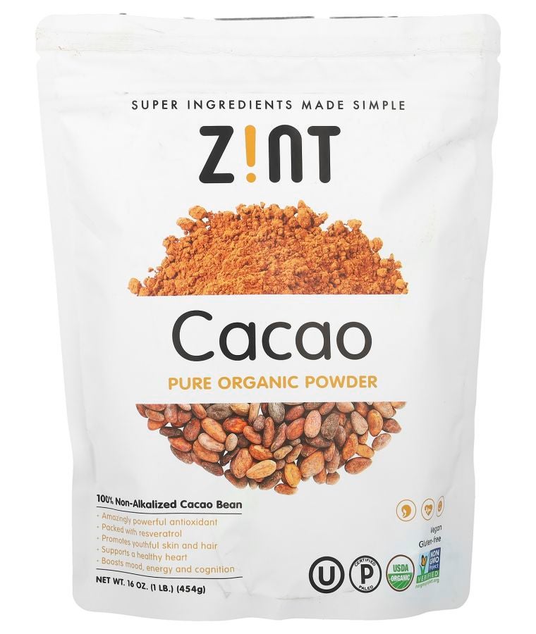 Pure Organic Cacao Powder 16 oz (454 g)