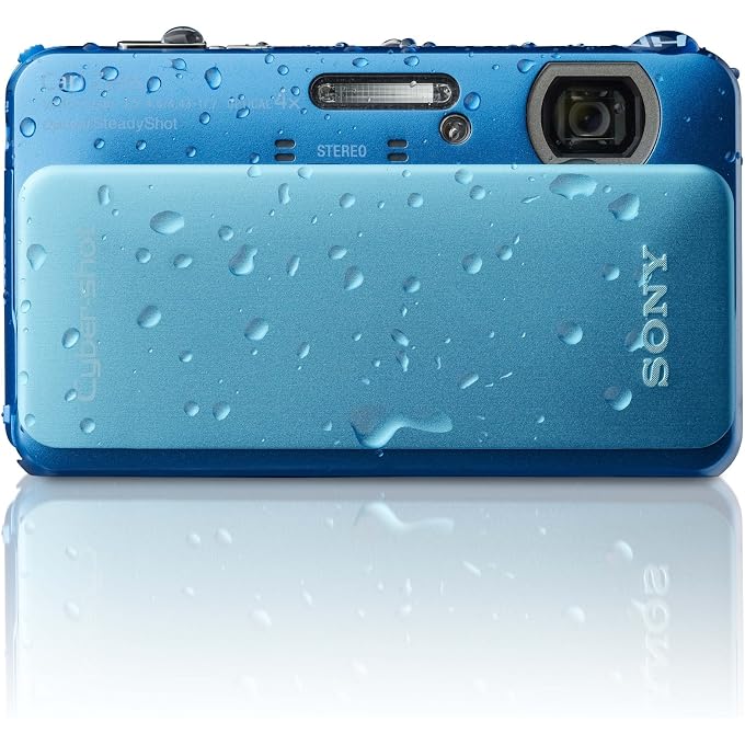 Sony Cyber-shot DSC-TX20 16.2 MP Exmor R CMOS Digital Camera with 4x Optical Zoom and 3.0-inch LCD (Blue) (2012 Model) - Image 4