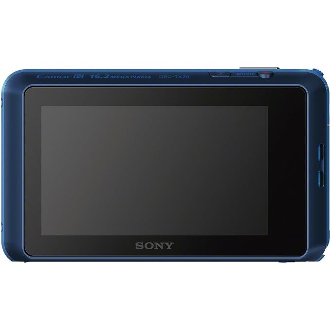 Sony Cyber-shot DSC-TX20 16.2 MP Exmor R CMOS Digital Camera with 4x Optical Zoom and 3.0-inch LCD (Blue) (2012 Model) - Image 2