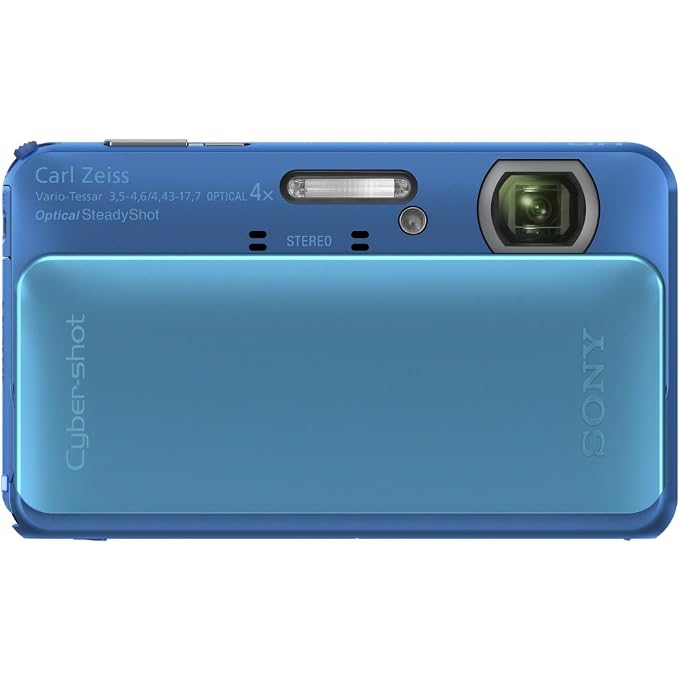 Sony Cyber-shot DSC-TX20 16.2 MP Exmor R CMOS Digital Camera with 4x Optical Zoom and 3.0-inch LCD (Blue) (2012 Model) - Image 1