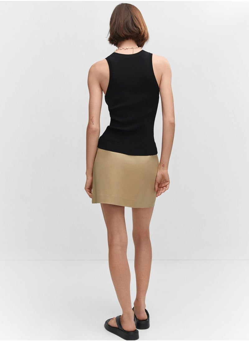 MANGO - Round Neck Tank Top - Image 1