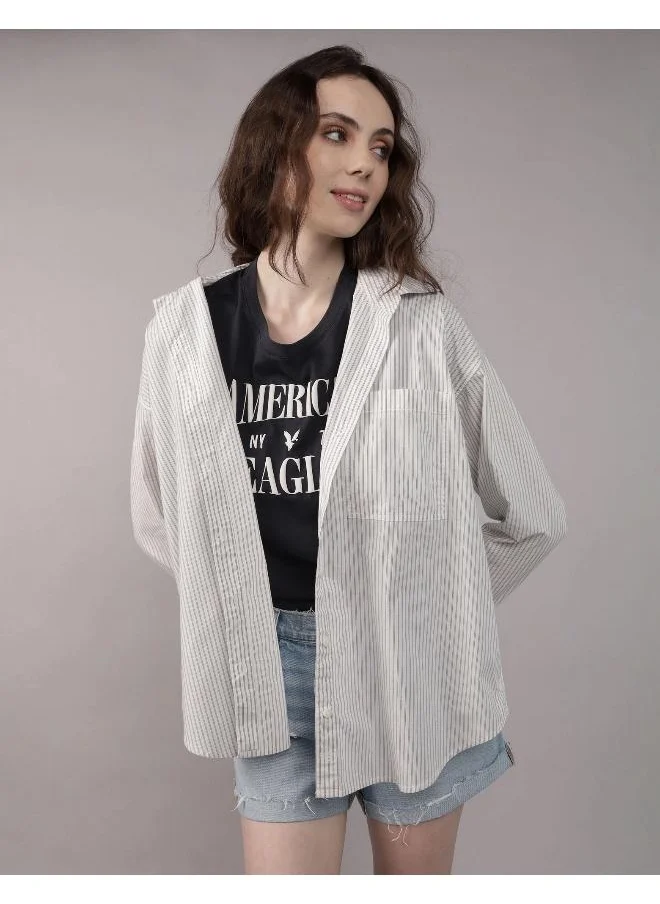 American Eagle AE Perfect Button-Up Shirt