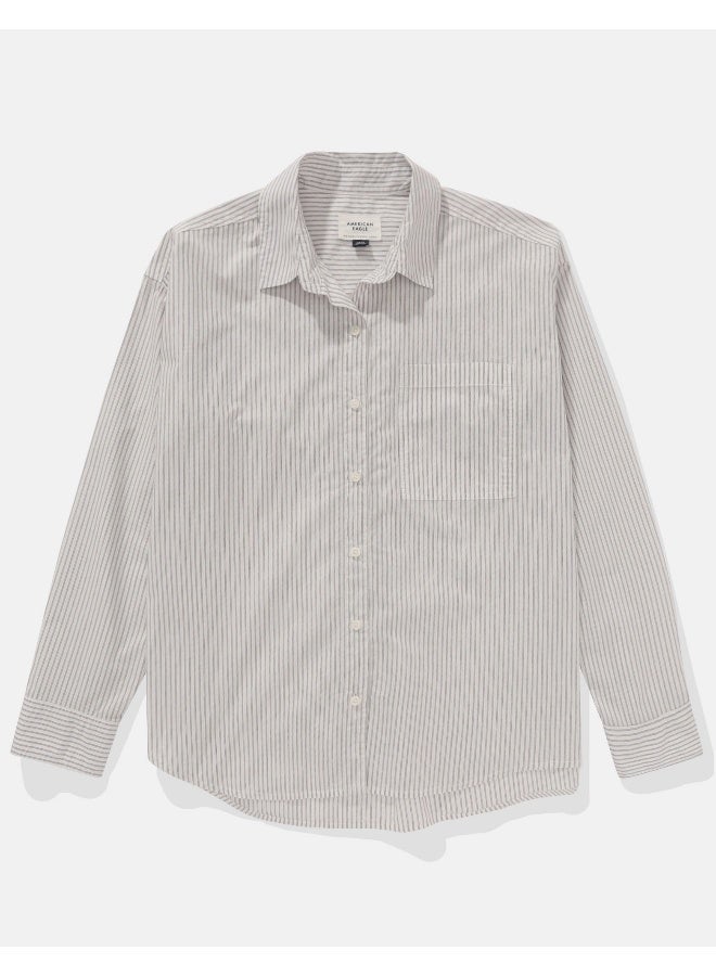American Eagle AE Perfect Button-Up Shirt - Image 3