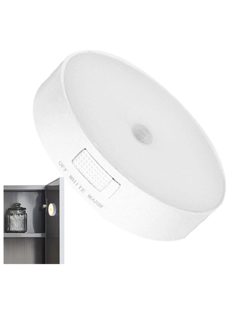 Closet Lights, LED Under Cabinet Lighting, Wireless Motion Sensor Night Light - USB Rechargeable, Cool White,with magnetic double sided tape for Stairs/Kitchen/Drawer  - Image 2