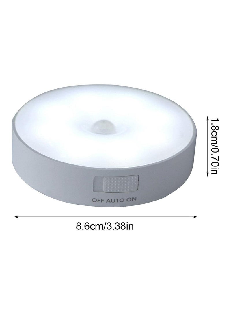 Closet Lights, LED Under Cabinet Lighting, Wireless Motion Sensor Night Light - USB Rechargeable, Cool White,with magnetic double sided tape for Stairs/Kitchen/Drawer  - Image 3