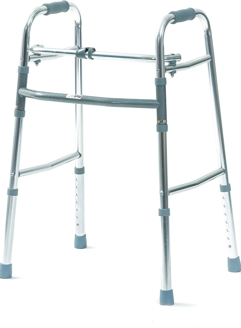 MEDIA6 Foldable and Lightweight Walker - Perfect for Seniors and Disabled | Non-Slip Design - Image 2