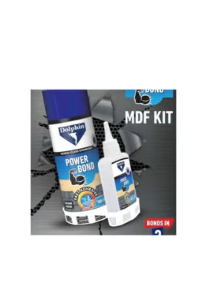 Dolphin - super glue Fast  spray Adhesive activator Power Bond World Class Chemicals universal MDF KIT. - Image 1