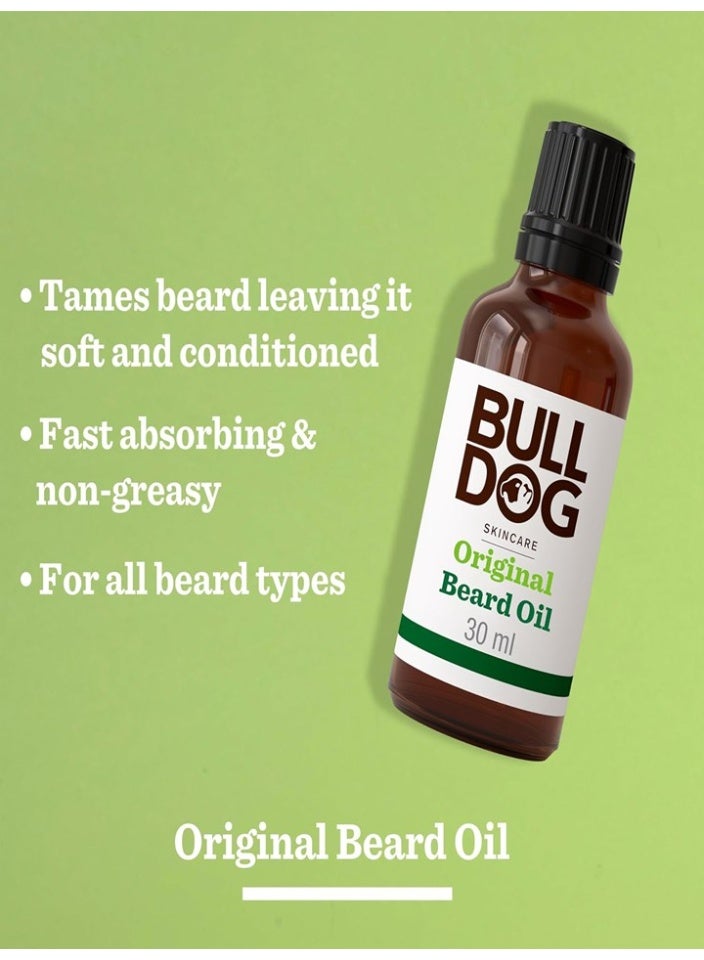 BULLDOG Original Beard Oil, Men's Grooming, Beard Moisturizer for Softer, Supple Beards - Image 3