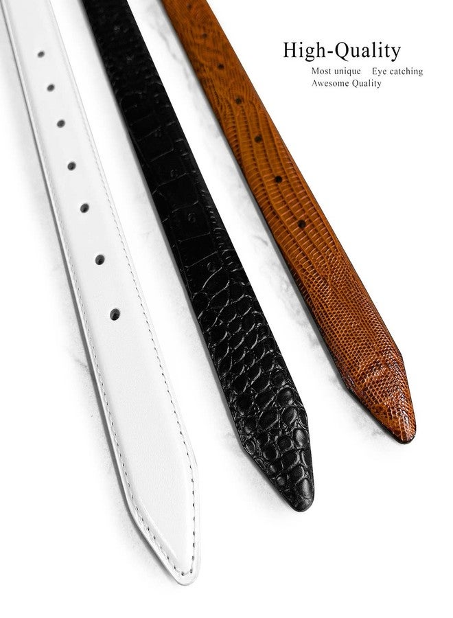 بيلتس.كوم حزام رسمي من جلد العجل الإيطالي الأصلي مع أزرار كبس، عرضه 1-1/8 بوصة (30 مم) (لون أزرق داكن، 30) - Image 5