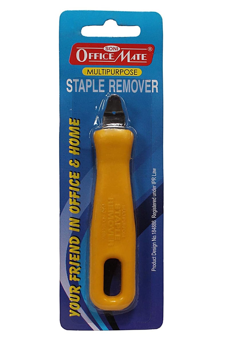Office Mate Soni Officemate Multipurpose Staple Remover | Efficient & Damage-Free Staple Removal | Compact, Durable & Ergonomic Design | Ideal for School, Office & Home Use | Pack of 10 - Image 1