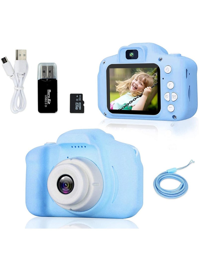 ELTRAZONE Kids Camera Gifts for 3-8 Year Old Boys Girls,Mini Rechargeable Child Digital Camera Shockproof Video Camcorder Gifts for,8MP HD Video 2 Inch Screenfor Outdoor Play - Image 1