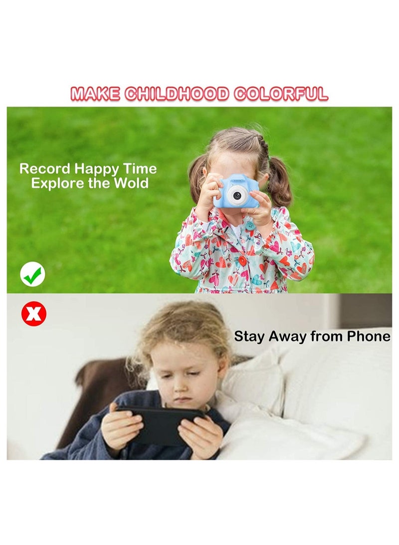 ELTRAZONE Kids Camera Gifts for 3-8 Year Old Boys Girls,Mini Rechargeable Child Digital Camera Shockproof Video Camcorder Gifts for,8MP HD Video 2 Inch Screenfor Outdoor Play - Image 3