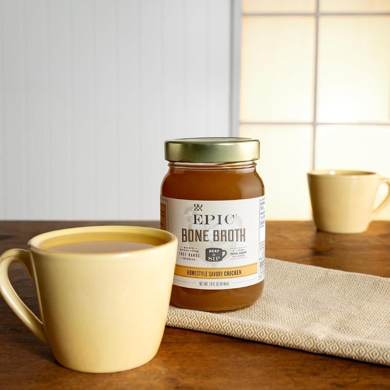 Epic Homestyle Savory Chicken Bone Broth - 6 Pack - Image 4