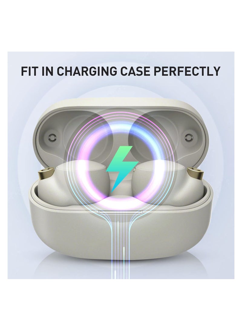 KASTWAVE Memory Foam Tips for Sony WF-1000XM4 / WF-1000XM3, Anti-Slip Replacement Ear Tips for Sony True Wireless Earphones, Fit in The Charging Case, Perfect Noise... - Image 5