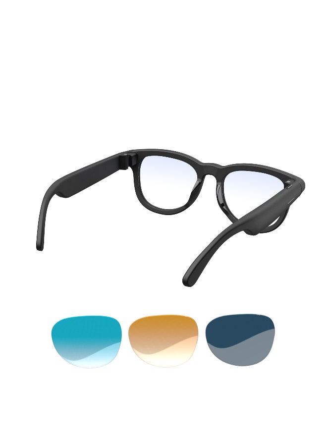 ZESITH 800W HD Camera Smart Glasses,AI Real-time Translation & Video Recording,WIFI Anti-Shake,4GB Storage+32GB RAM,4 Colors Freely Replaceable Lenses Included - Image 1