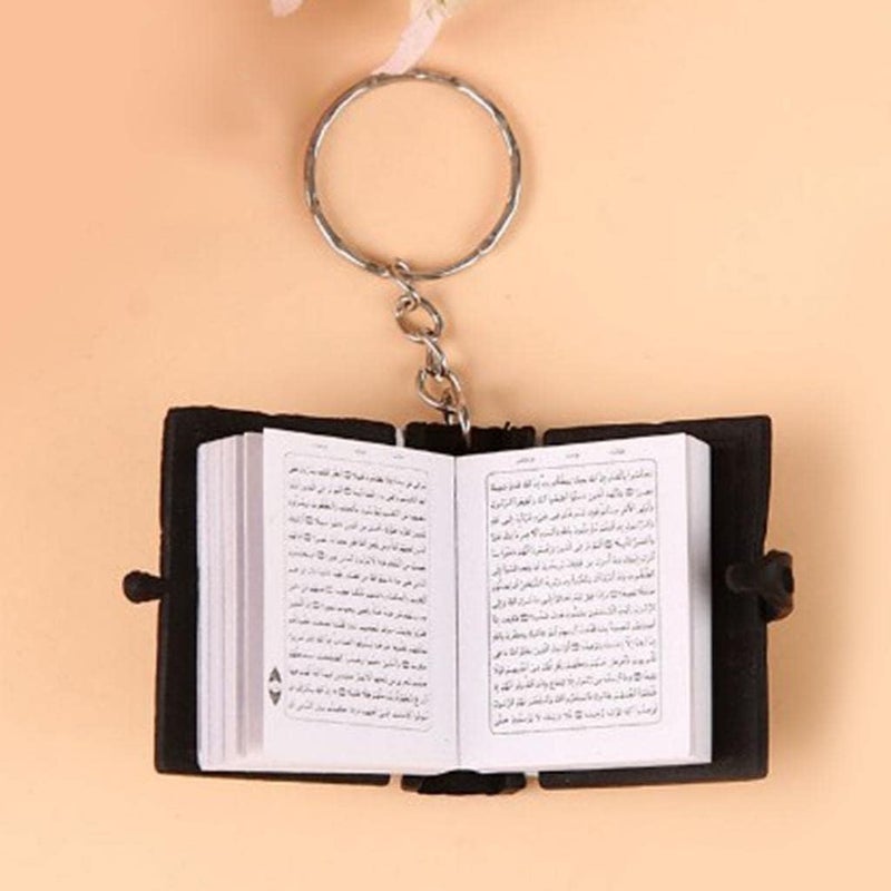 Mini Ark Book Key Chain Religious Pendant Charms Keyring, Car Rear Mirror Hanging Decorative Ornaments Bag Purse Decor Necklace, Green, 3.5x4cm - Image 2