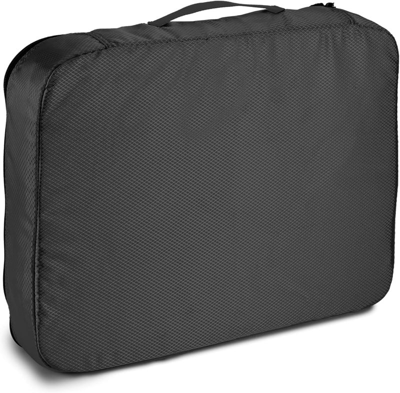 ALANX Packing Cubes for Suitcases 4 Piece Mesh Zipper Cubes Organizer Set Clothes Storage Bags Set for Luggage Travel Organisers Accessories (Black, Medium) - Image 4