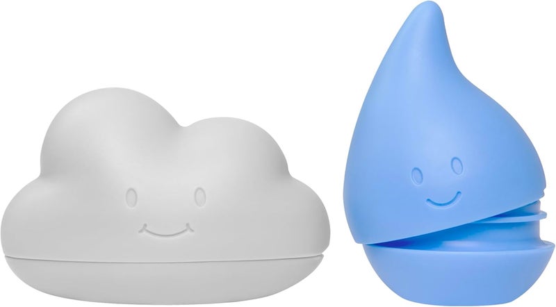Ubbi - Cloud and Droplet Bath Toys Cloudy Blue - Image 1
