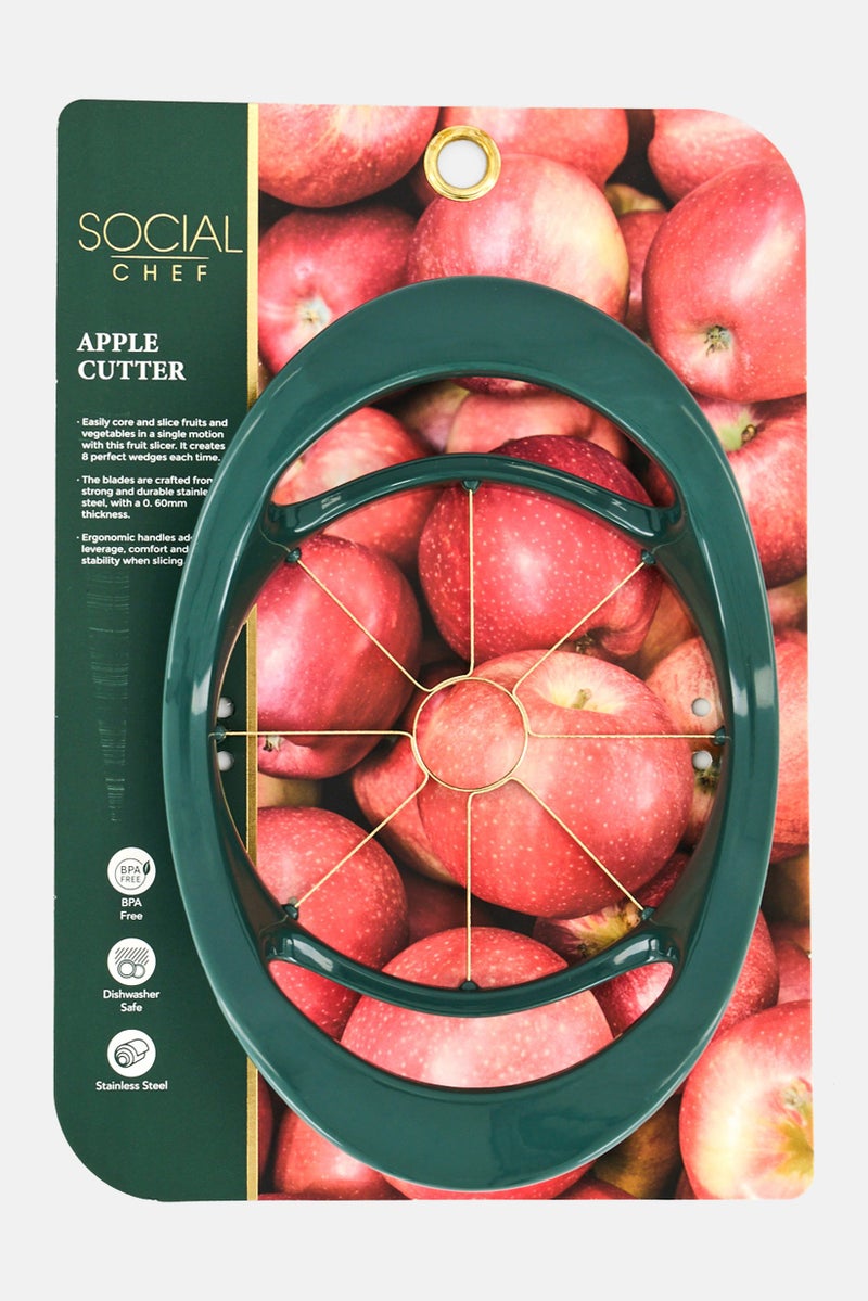 Social Chef Apple Cutter, Green - Image 1