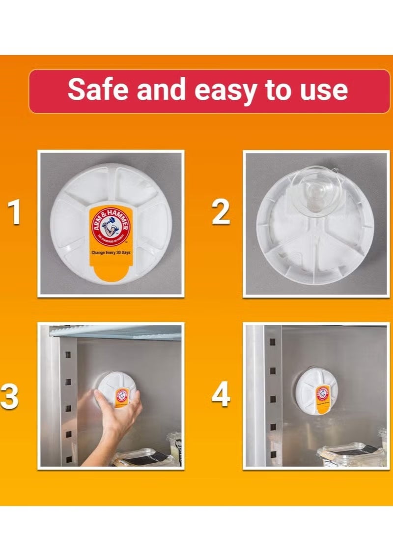 Arm & Hammer Fridge Fresh Refrigerator Air Filter, Eliminates Odors So Foods Taste Fresher Longer - Image 3