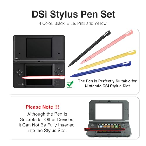 Pywenlo 2 Pcs DSi Charger and Stylus Pen Set, Compatible with Nintendo DSi/3DS/2DS XL, 100-240V AC Adapter with 45.2in Long Cable, 4 Replacement Stylus, Safe Fast Charging, Auto Voltage Adjustment (2) - Image 5