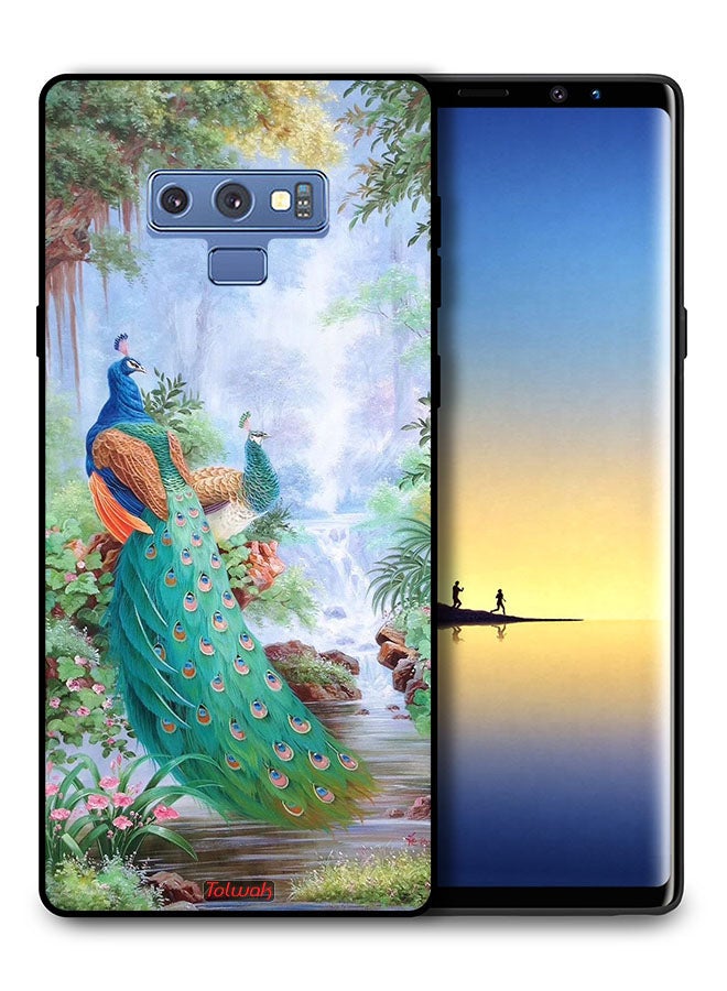 Tolwak Samsung Galaxy Note 9 Protective Case Cover Peacocks - Image 1